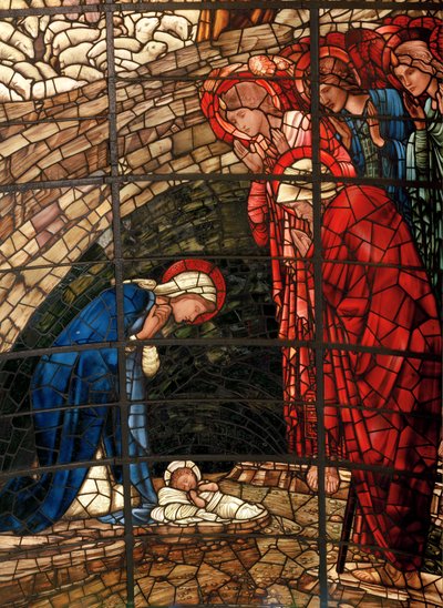 La Finestra della Natività, dettaglio, 1888 da Edward Burne Jones